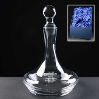 Balmoral Glass Engraved Ships Decanters In Presentation Box. Price Includes Engraving.
