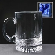Balmoral Engraved Glass Tankards Supplied In A Satin Lined Presentation Box. Price Includes Engraving