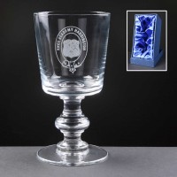 Balmoral Glass Sussex Engraved Wine Glasses In Presentation Box