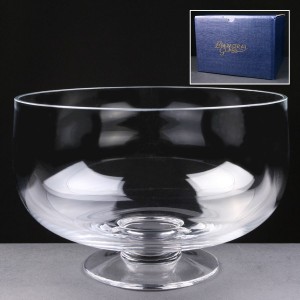 Balmoral Glass Engraved Glass Bowl Supplied In A Blue Cardboard Gift Box. Price Includes Engraving