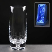 Balmoral Glass Bubble Based Engraved Glass Vases Supplied In A Satin Lined Presentation Box. Price Includes Engraving.