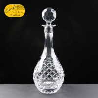 Earle Crystal Engraved Crystal Wine Decanters With Panel For Engraving Supplied In A White Cardboard Box. Price Includes Engraving.