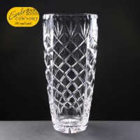 Earle Crystal Engraved Crystal Vases With Panel For Engraving Supplied In A White Cardboard Box. Price Includes Engraving.