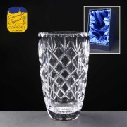 Earle Crystal Engraved Crystal Vases With Panel For Engraving Supplied In A Satin Lined Presentation Box. Price Includes Engraving.