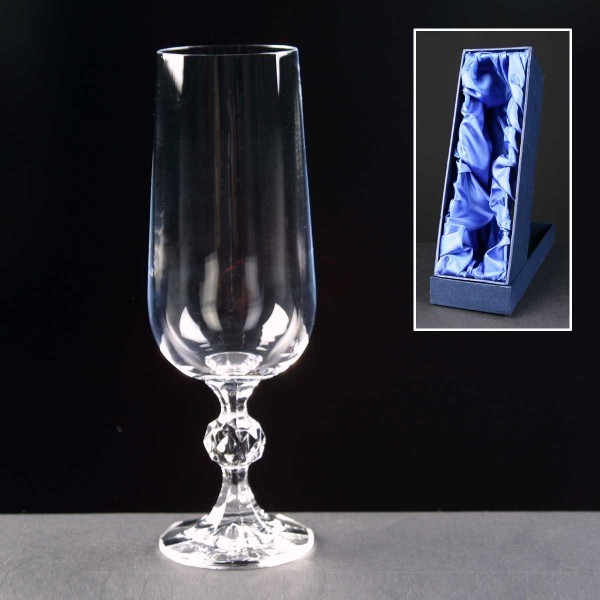 Claudia Champagne Glass In Presentation Box