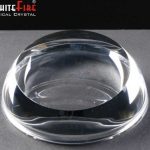 Whitefire Sliced Dome Crystal Engraved Paperweights Supplied In A Velvet Lined Presentation Case. Price Includes Engraving