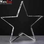 Whitefire Star Shaped Crystal Awards Supplied In A Velvet Lined Presentation Case. Price Includes Engraving.
