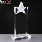 Whitefire Star Tablet Crystal Awards Supplied In A Velvet Lined Presentation Case. Price Includes Engraving
