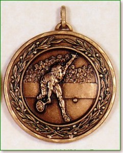 Male Tennis Medal - 50mm