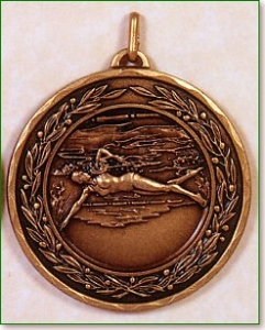 Female Swimming Medal - 50mm