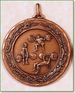 Weightlifting Medal - 50mmE