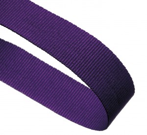 Purple Woven Medal Ribbons With Clip