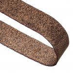 Bronze Glitter Woven Medal Ribbons With Clip