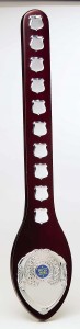 Annual Wooden Spoon Trophies With Silver Trims
