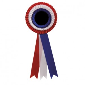 Red, White & Blue Rosette