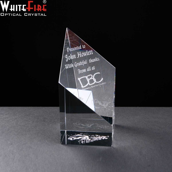 Whitefire Fort William Column Crystal Awards Supplied In A Velvet Lined Presentation Case. Price Includes Engraving.