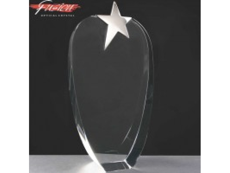 Fusion Crystal Awards With Chrome Star Supplied In Velvet Lined Presentation Case. Price Includes Engraving Fusion Crystal Awards With Chrome Star Supplied In Velvet Lined Presentation Case. Price Includes Engraving.