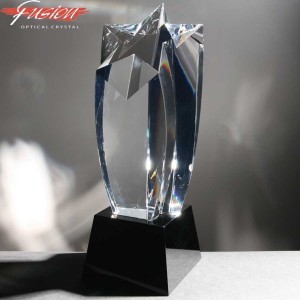Shooting Star Fusion Crystal Awards Supplied In Velvet Lined Presentation Case. Price Includes Engraving.