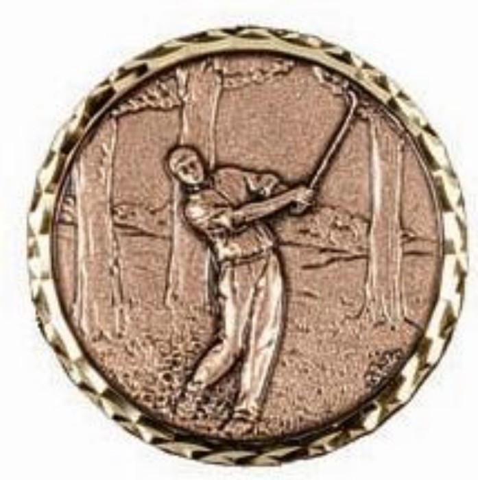 Male Golfer Medal